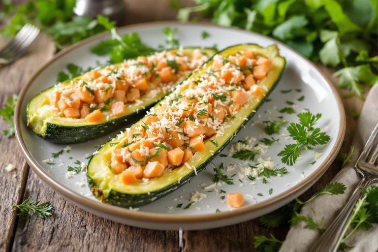 La viande hachée c'est fini, voici comment préparer des courgettes farcies au saumon fumé en 15 minutes chrono.jpg